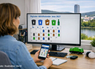 Abfallkalender Jena wird ab 2027 komplett digital Abfallkalender Jena wird ab 2027 komplett digital. Foto: Illustration via KI