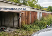 Garagenanlage „Im Wehrigt-Süd“ wird 2027 zurückgebaut Garagenanlage Im Wehrigt-Süd werden 2027 zurückgebaut. Foto: Illustration via KI