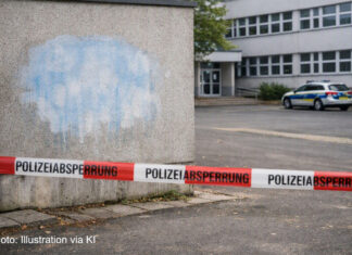 Grüne Jena verurteilen Hakenkreuz-Schmierereien deutlich Grüne Jena verurteilen Hakenkreuz-Schmierereien deutlich. Symbolfoto: Illustration via KI