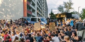 Demokratie verteidigen: Demo gegen AfD am 27.10. in Jena AfD-Bürgerdialog in Jena: Protest beginnt um 16 Uhr. Foto: Jena Solidarische (Archiv)
