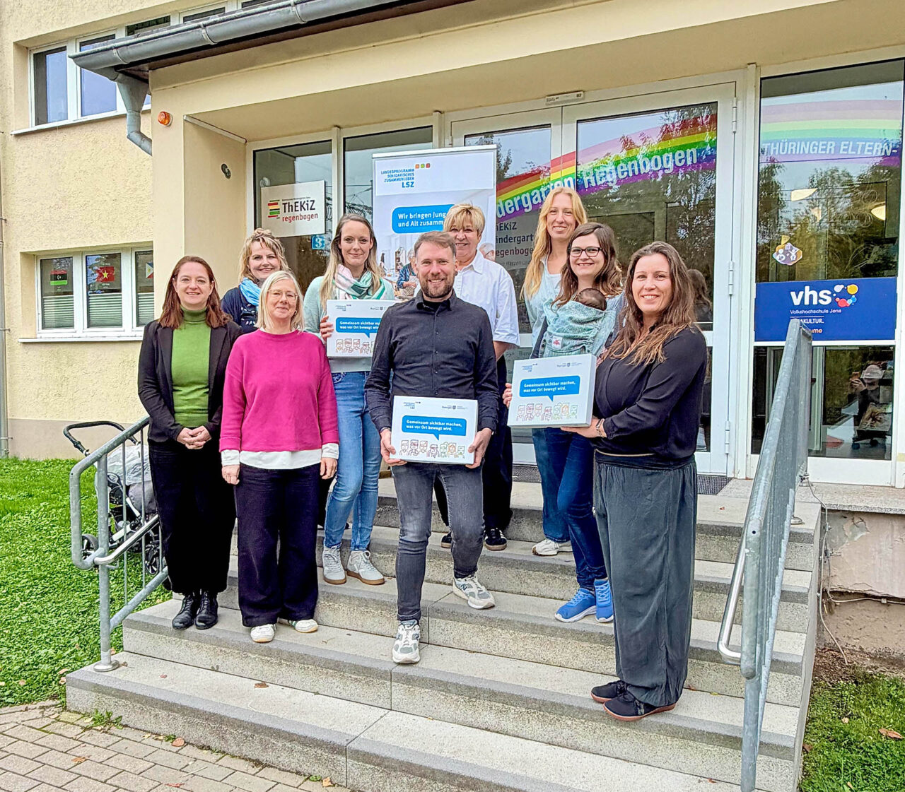 Eltern-Kind-Zentrum Jena: Neue LSZ-Kampagne vorgestellt. Anträge für Mikroprojekte 2027 sind noch bis 16. Oktober 2026 möglich. Eltern-Kind-Zentrum Jena: Neue Kampagne für Familien. Foto: Stadt Jena