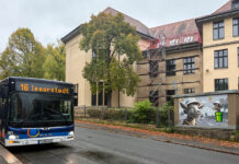 Jenaer Nahverkehr verstärkt Buslinie 16 ab 26.10. zwischen Stadtzentrum und Mühltal Jenaer Nahverkehr verstärkt Buslinie 16 ab 26.10. Foto: Stadtwerke Jena